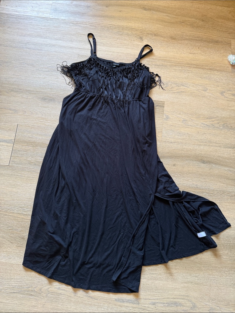 torrid Black Maxi Dress with Smocked Bodice